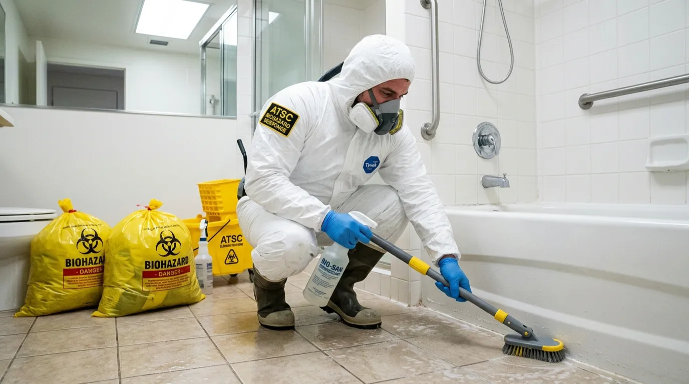 Decontamination equipment deployed for Blood Cleanup in Valley Cottage